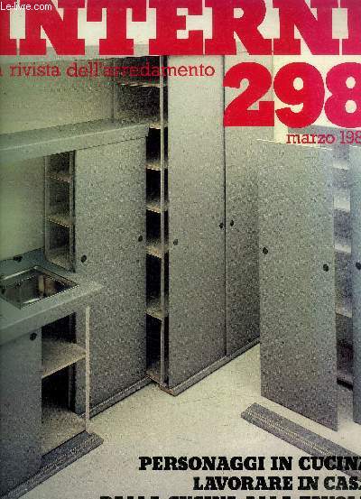 INTERNI - LA RIVISTA DELL'ARREDAMENTO - 298 - MARZO 1980 -