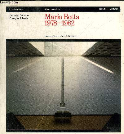 MARIO BOTTA - 1978 / 1982 - LABORATOIRE D ARCHITECTURE -