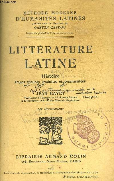 LITTERATURE LATINE