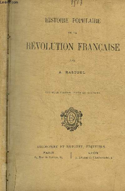 HISTOIRE POPULAIRE DE LA REVOLUTION FRANCAISE