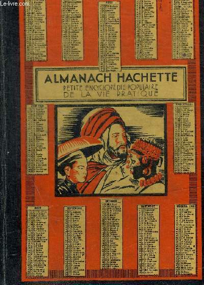 ALMANACH HACHETTE PETIT ENCYCLOPEDIE POPULAIRE DE LA VIE PRATIQUE