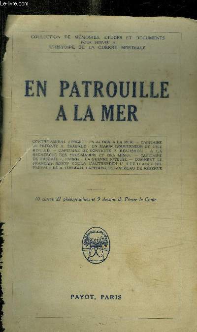 EN PATROUILLE A LA MER