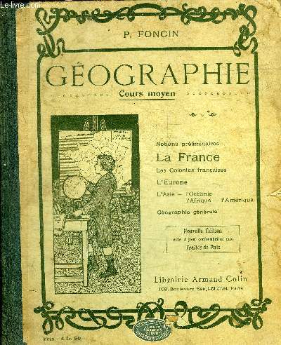 GEOGRAPHIE - COURS MOYEN - LA FRANCE / L EUROPE / L ASIE /