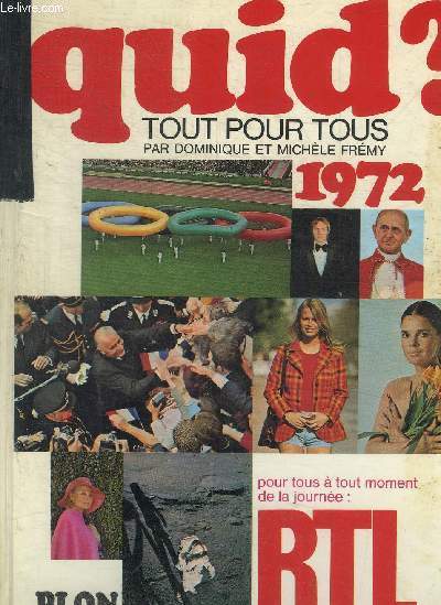 QUID ? TOUT POUR TOUS 1972 - RTL