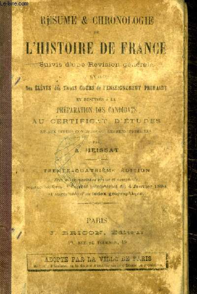 RESUME ET CHRONOLOGIE DE L HISTOIRE DE FRANCE