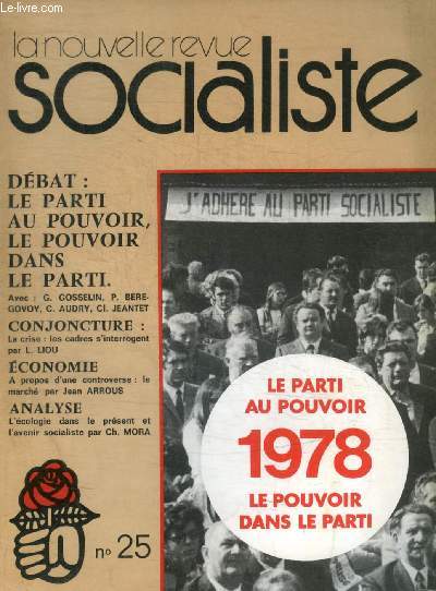 LA NOUVELLE REVUE SOCIALISTE - N 25 - 1977 -