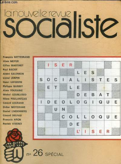 LA NOUVELLE REVUE SOCIALISTE - N 26 SPECIAL - 1977 -