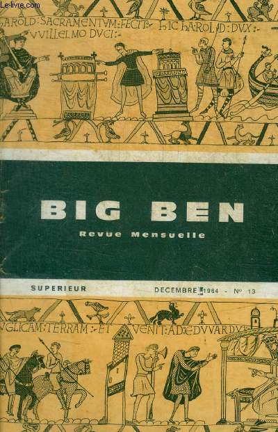 BIG BEN - REVUE MENSUELLE - N 13 - DECEMBRE 1964 -
