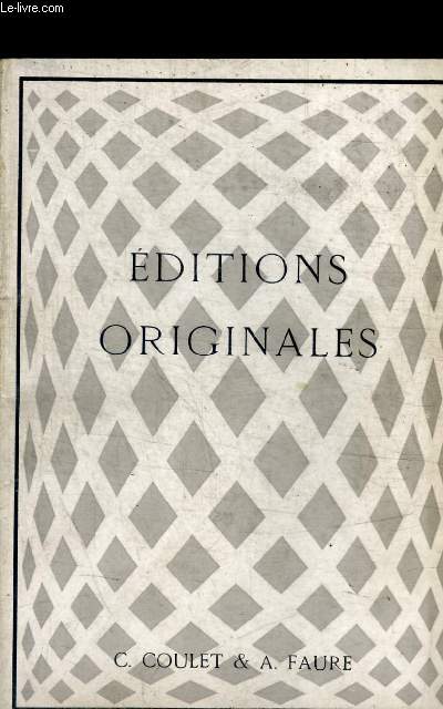 EDITIONS ORIGINALES