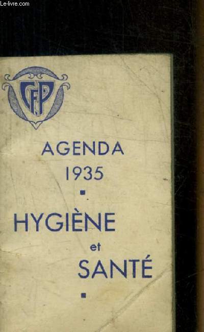 AGENDA 1935 - HYGIENE ET SANTE