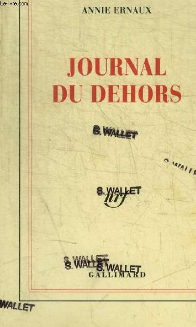 JOURNAL DU DEHORS