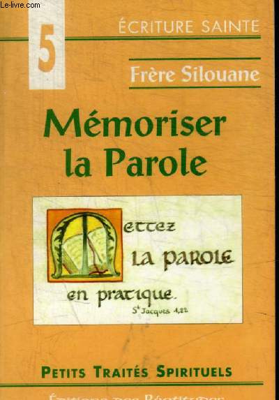 MEMORISER LA PAROLE