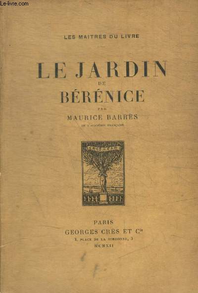 LE JARDIN DE BERENICE