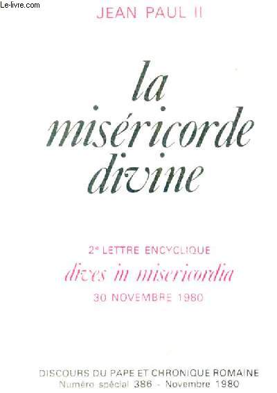 LA MISERICORDE DIVINE