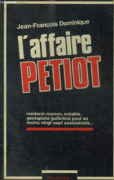 L AFFAIRE PETIOT
