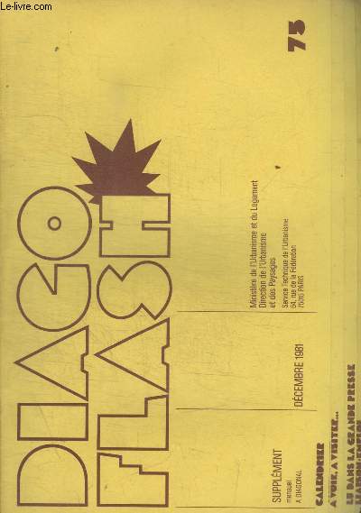 DIAGO FLASH - SUPPLEMENT MENSUEL A DIAGONAL - N 75 - DECEMBRE 1981