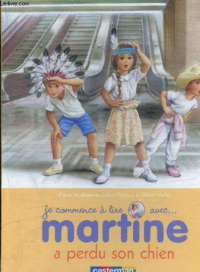 JE COMMENCE A LIRE AVEC MARTINE A PERDU SON CHIEN