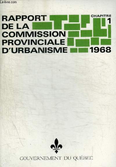 RAPPORT DE LA COMMISSION PROVINCIALE D URBANISME - CHAPITRE 1 A 10 - 11 - RAPPORT LA HAYE