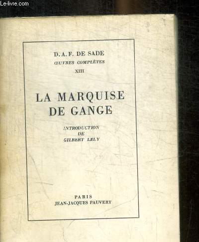 LA MARQUISE DE GANGE