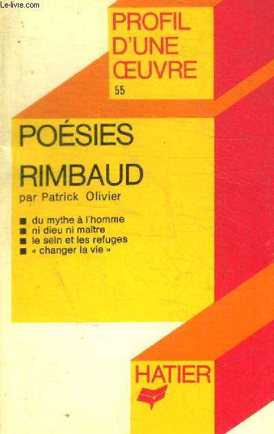 PROFIL D UNE OEUVRE - POESIES -
