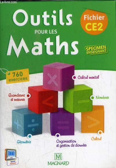 OUTILS POUR LES MATHS - FICHIER CE2 - SPECIMEN ENSEIGNANT