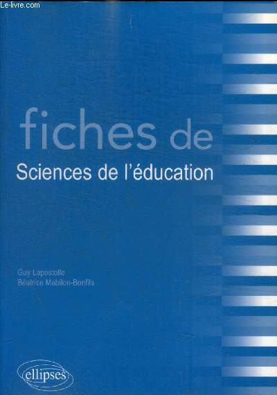FICHES DE SCIENCES DE L EDUCATION