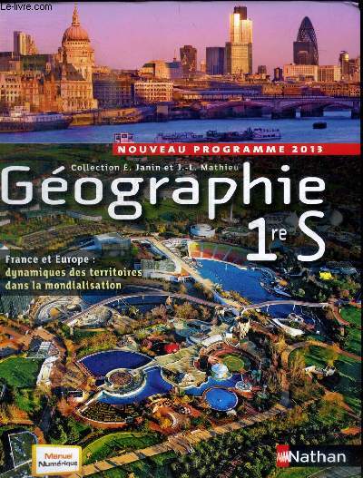 GEOGRAPHIE - NOUVEAU PROGRAMME 2013
