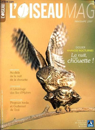 L'oiseau Mag N 896 Janvier-fvrier-Mars 2007 Sommaire: pingouin torda et guillemot de trol, rapaces nocturnes, croqueur de camargue...