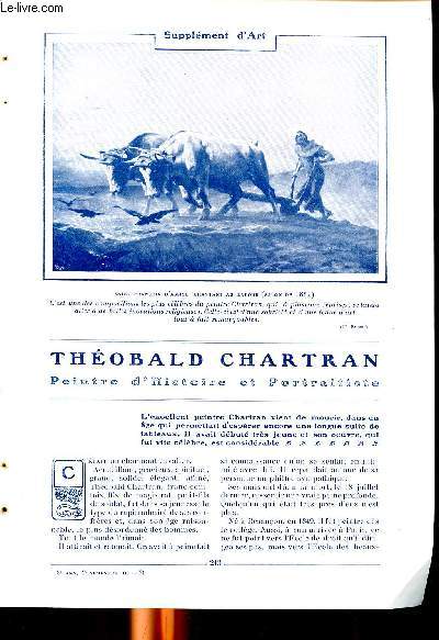 Supplment d'art Thobald Chartran