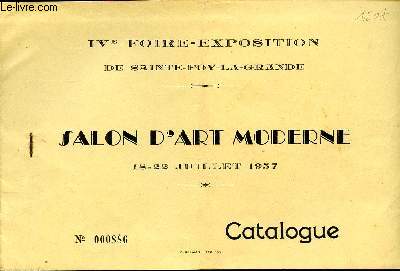 IV foire-exposition de Sainte Foy La Grande, Salon d'art moderne 18-22 Juillet 1957 N000886