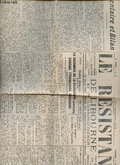 Le rsistant de Libourne N18 Vendredi 5 janvier 1945