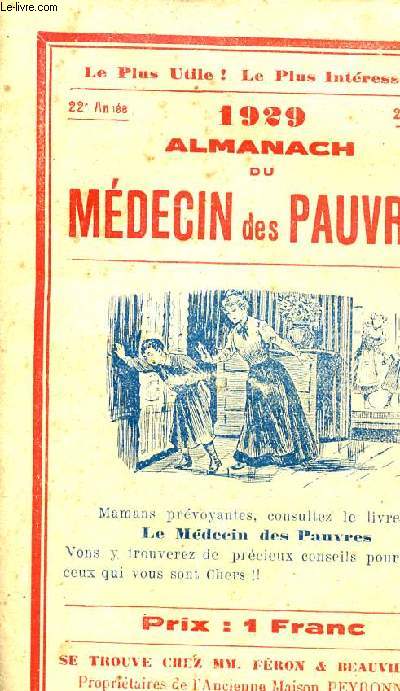 1929 Almanach du mdecin des pauvres