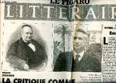 Le Figaro Littraire Dossier: La critique comme systme totalitaire Vendredi 29 octobre 1993