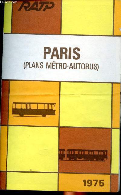 Paris ( Plans mtros- autobus )