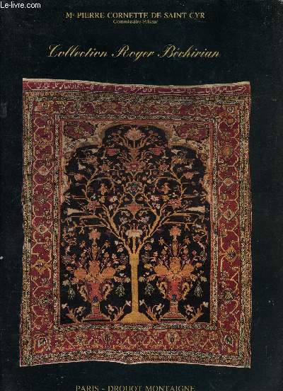 Exposition-Vente de la Collection Roger Bechirian et  divers amateurs ls 18 et 19 dcembre 1993  Paris
