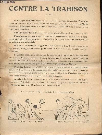 Contre la trahison