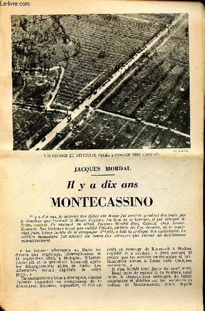 Il y a 10 ans Montecassino
