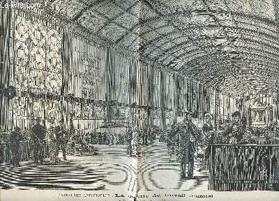 Extrait du journal illustr N34 du 18 Aot 1878 Sommaire: Arrestation de Cadoudal le 10 mars 1804, la galerie du travail manuel.