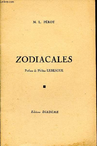 Zodiacales Prface de Lebesgue Philas