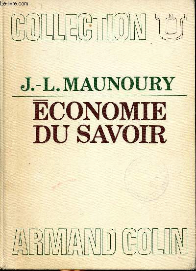 Economie du savoir Collection U