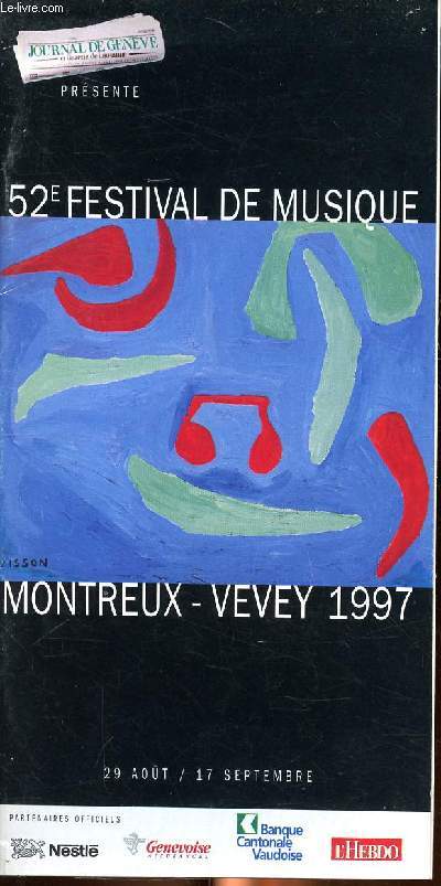 52 festival de musique Montreux-Vevey 1997