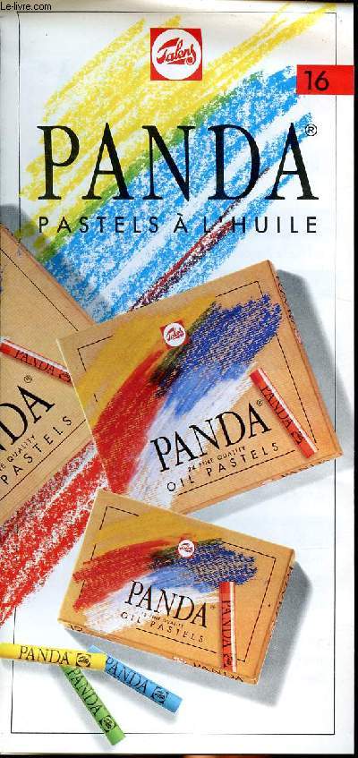 Panda Pastels  l'huile