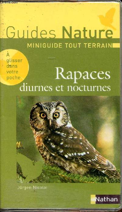 Guide Nature rapaces diurnes et nocturnes