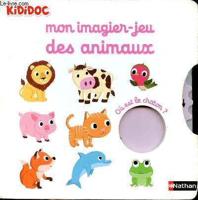 Mon imagier jeu des animaux O est le chaton?