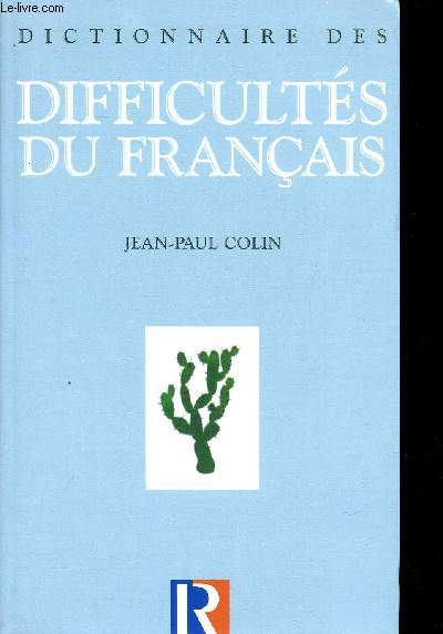 Dictionnaire des difficults du franais