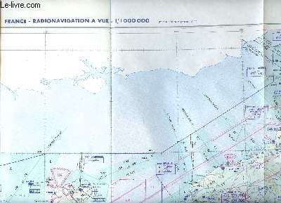 France radionavigation  vue 3 dition carte gographique pour pilotage arien