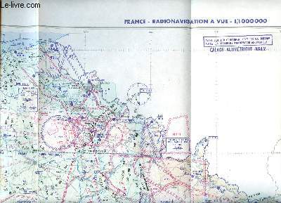 France radionavigation  vue 3 dition Carte gographique pour pilotage arien