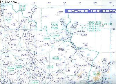 Carte gographique pour pilotage arien Routes 
