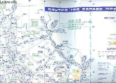 Carte gographique pour pilotage arien Routes 