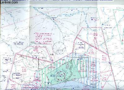 France radioonavigation  vue feuille spciale rgion parisienne 2 dition carte gographique pour pilotage arien